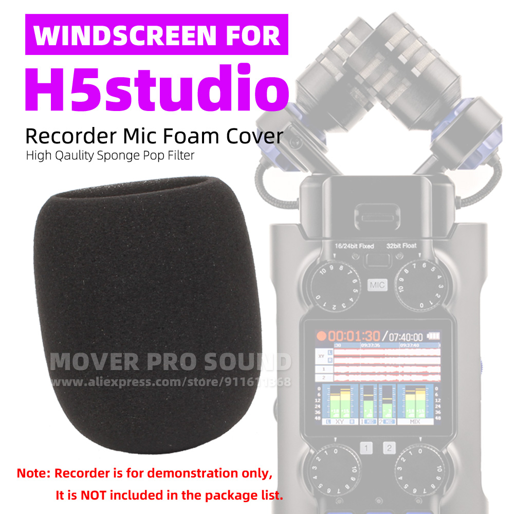 Recording Pop Filter - SnapVox Compatible With ZOOM H5 STUDIO