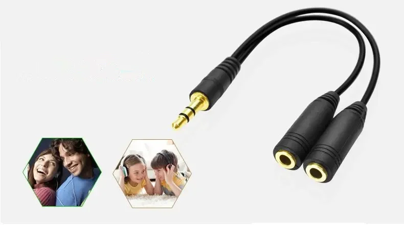 Headphone Splitter, 3.5mm Exte - Audio Music Splitter recension och pris