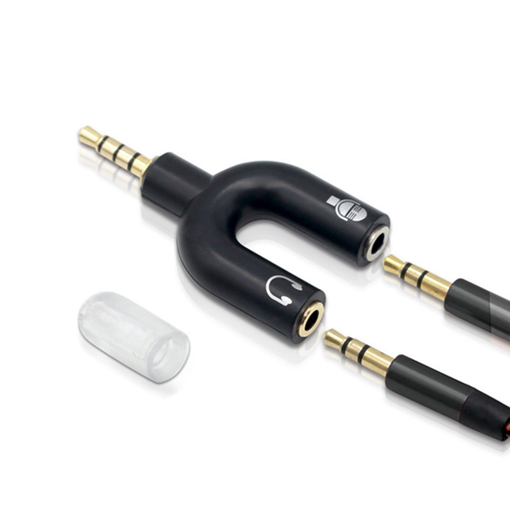 3.5mm Headphone Mic Splitter A - Audio Music Splitter recension och pris