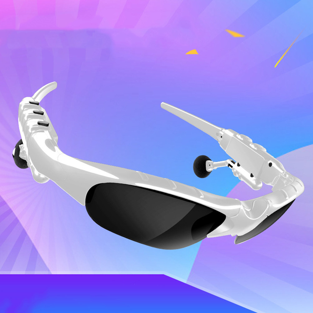 White Wireless Sunglasses Head - Audio Music Technology recension och pris