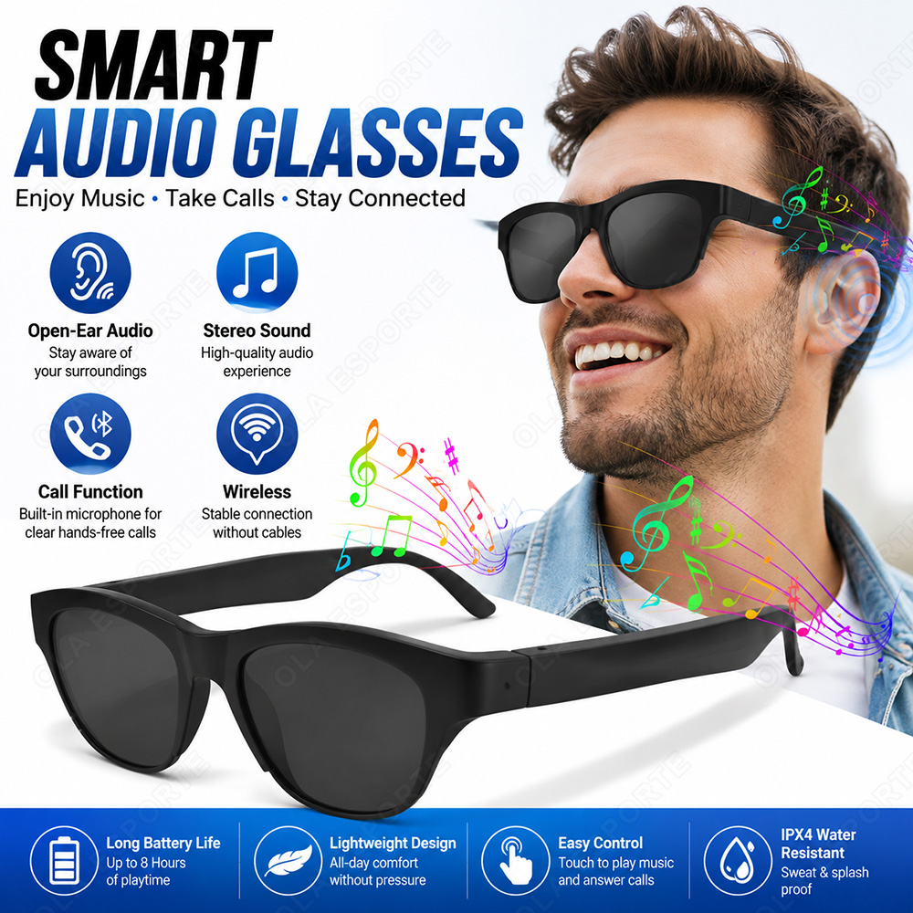 Smart Audio Glasses Bluetooth  - Audio Music Play recension och pris