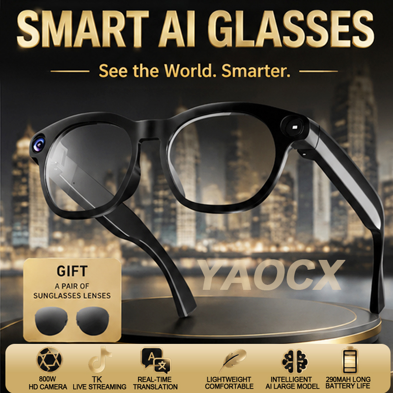 NEW CY03 Smart Glasses 800W HD - Audio Music Free Online recension och pris