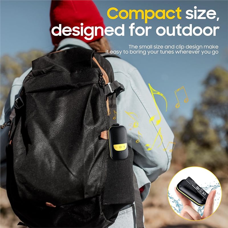 B68C Clip-On Portable Bluetoot - Audio Music Free Online recension och pris