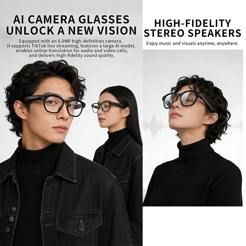 Fashionable Smart Glasses Supp - Audio Music Free Online recension och pris