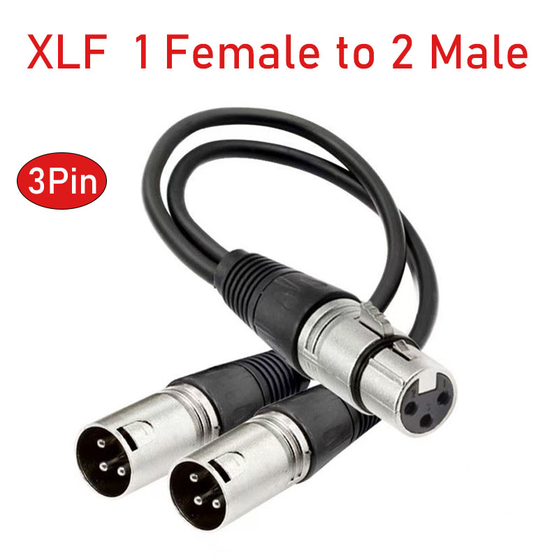 XLR Splitter Cable 3 Pin Femal - Audio Music Splitter recension och pris