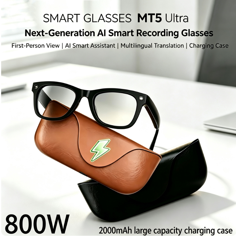 2026 AI smart Glasses HD 800W  - Audio Music To Video Ai Free recension och pris