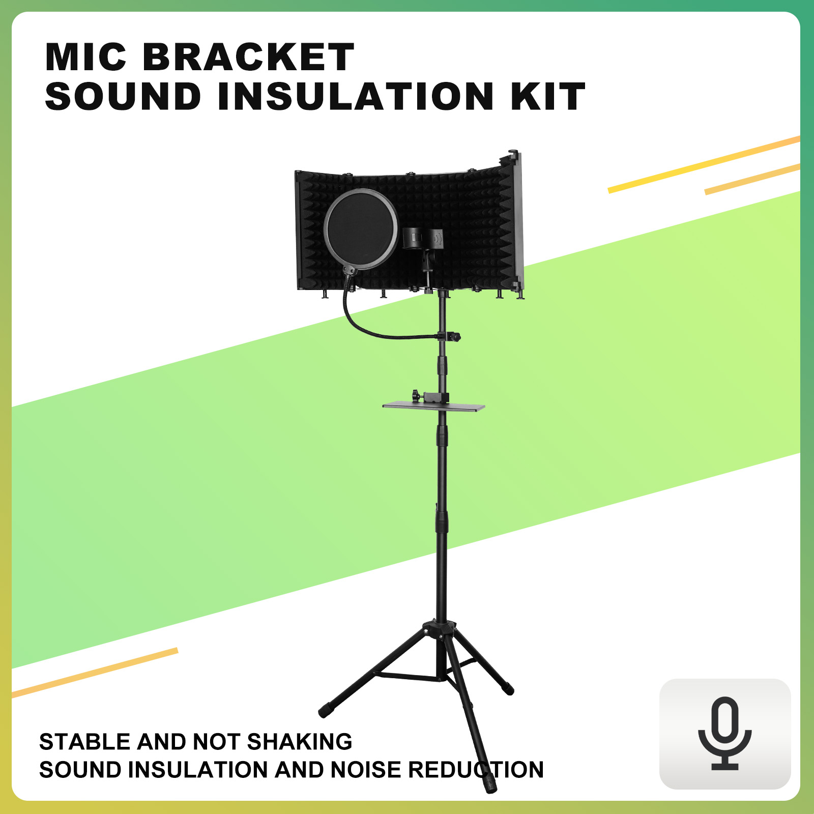 Studio Microphone Isolation Bo - Recording Pop Filter recension och pris