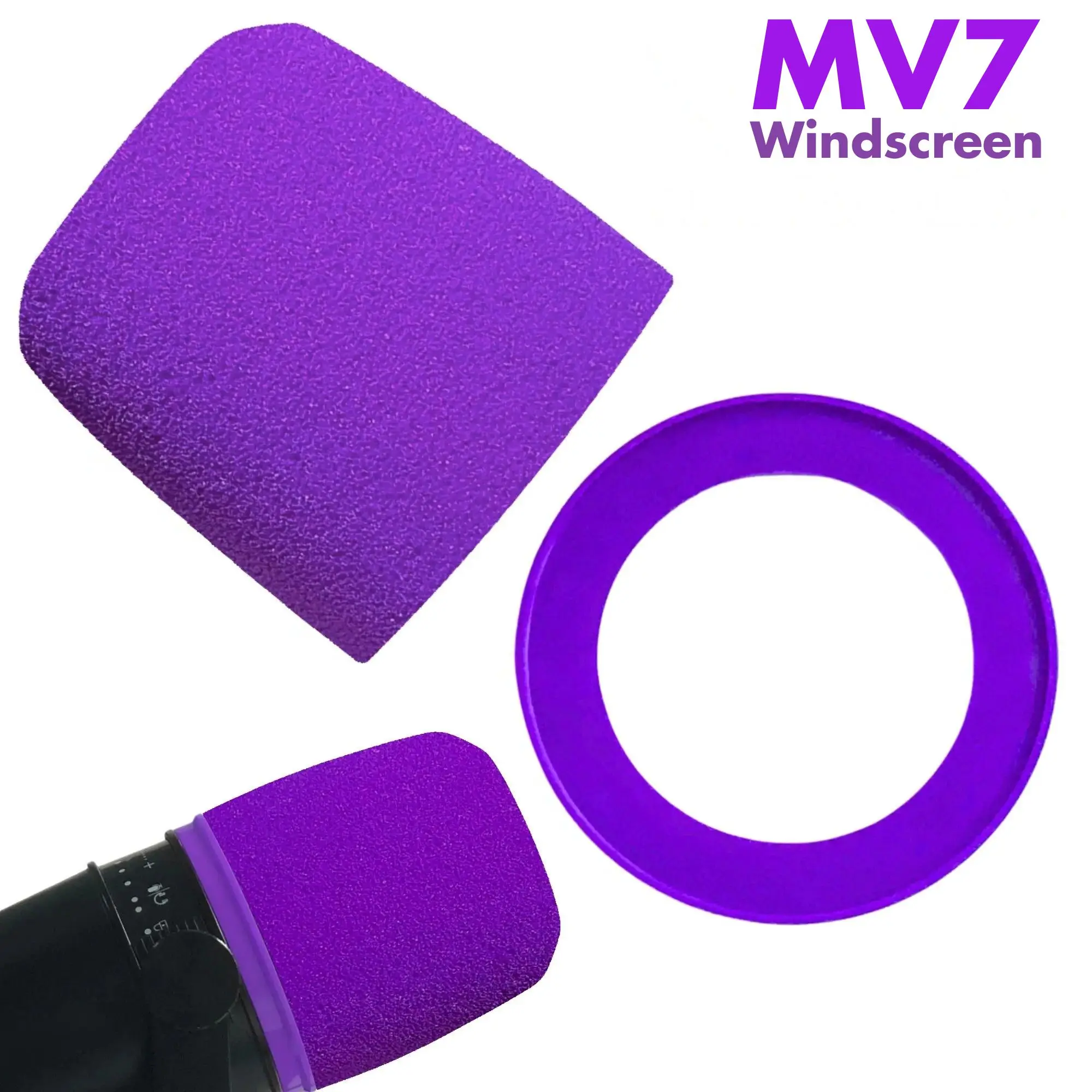MV7 Foam for Shure MV7, MV7i,  - Recording Pop Filter recension och pris
