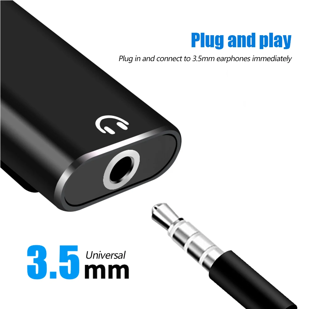 2-in-1 USB-C to 3.5mm Jack Ada - Audio Music Splitter recension och pris