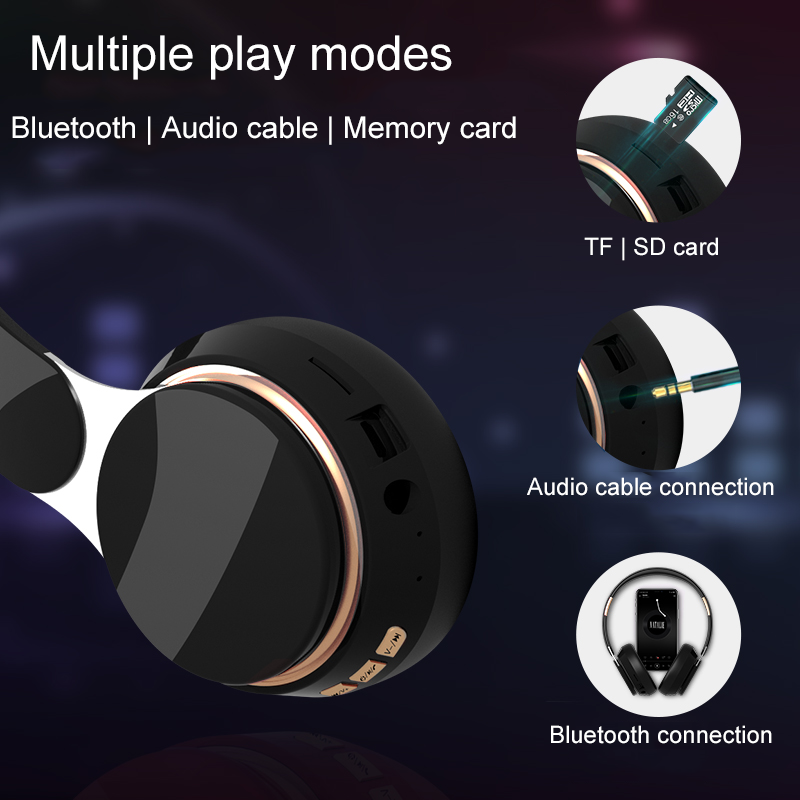 Headphones Bluetooth Wireless  - Audio Music Technology recension och pris