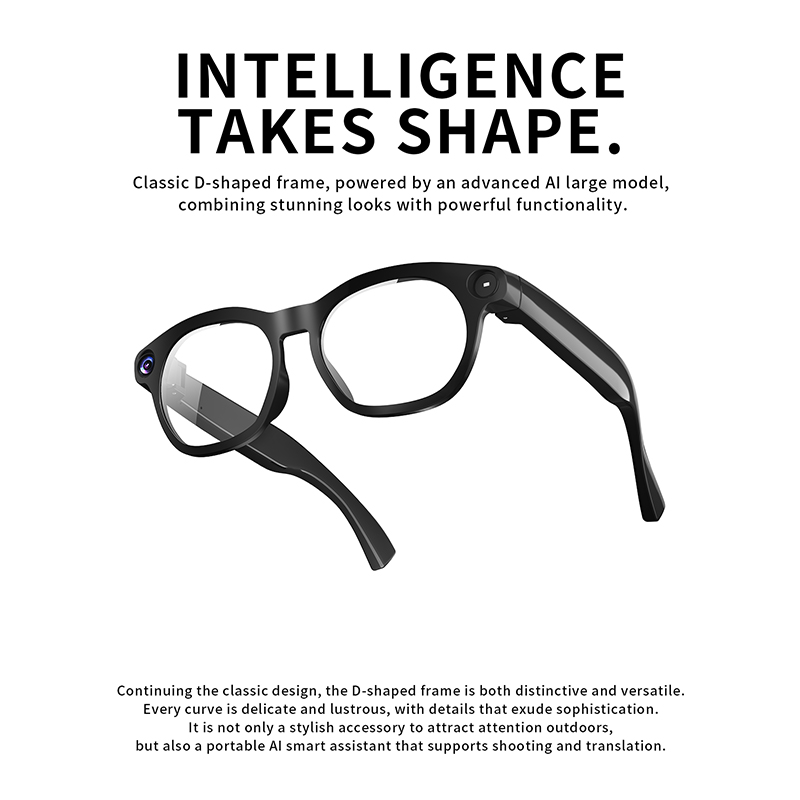 2026 New Smart Glasses 800W HD - Audio Music To Video Ai Free recension och pris