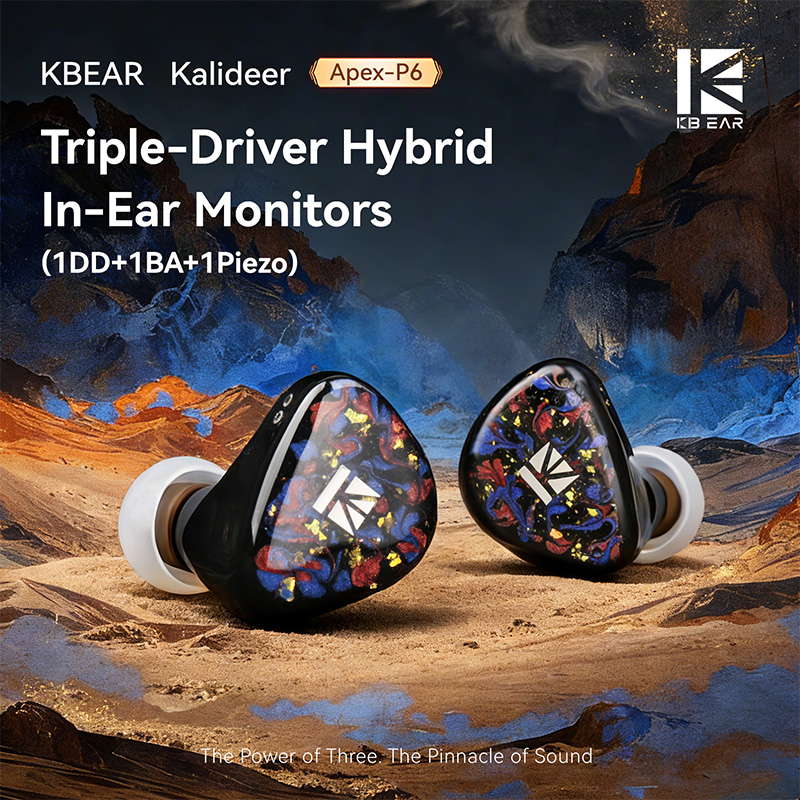  KBEAR Kalideer Apex-P6 HiFi  - Audio Music Technology recension och pris
