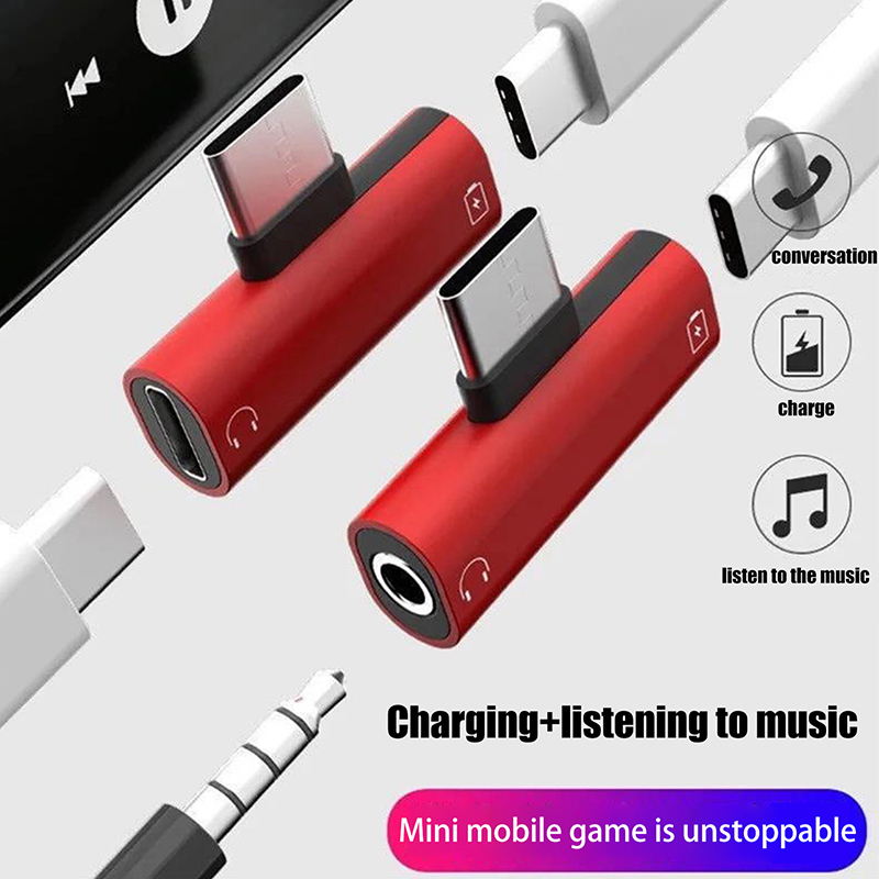 USB Type-C To 3.5 Mm Headphone - Audio Music Splitter recension och pris