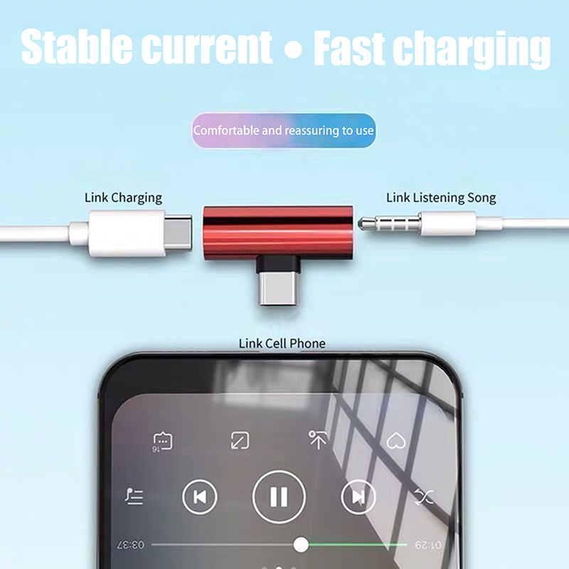 USB Type-C To 3.5 Mm Headphone - Audio Music Splitter recension och pris
