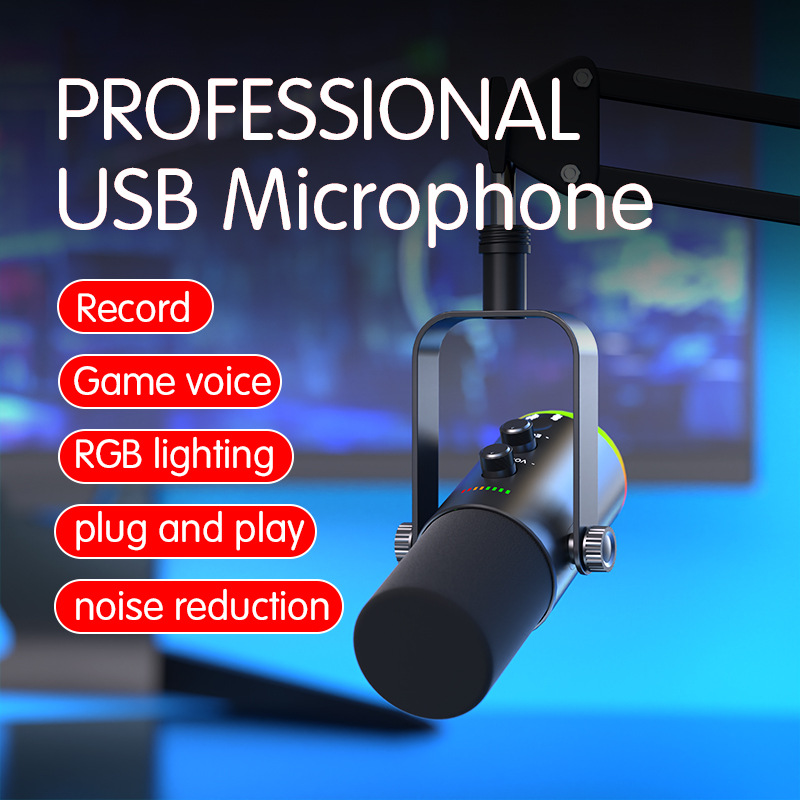 Gaming Microphone USB/XLR Cond - Recording Pop Filter recension och pris