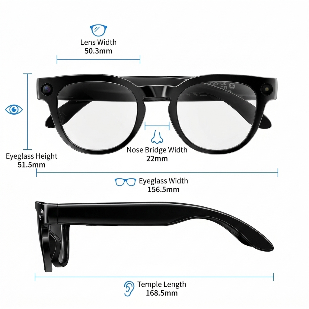 2026 New AI Smart Glasses with - Audio Music To Video Ai Free recension och pris