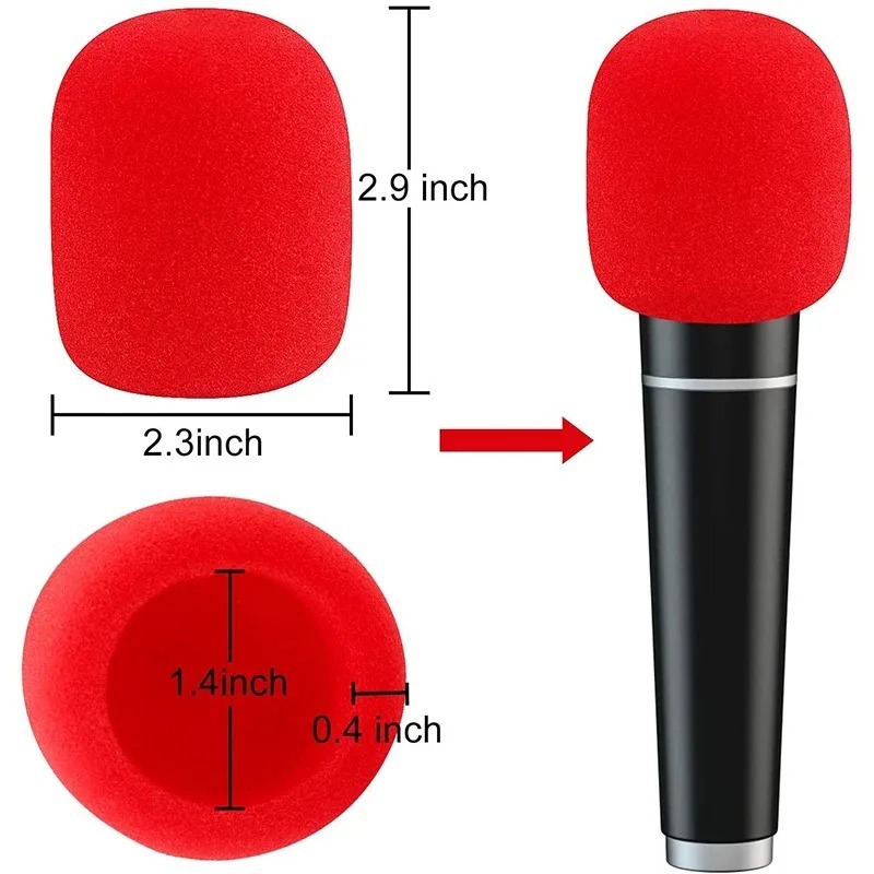 Microphone Windscreen Foam Cov - Recording Pop Filter recension och pris