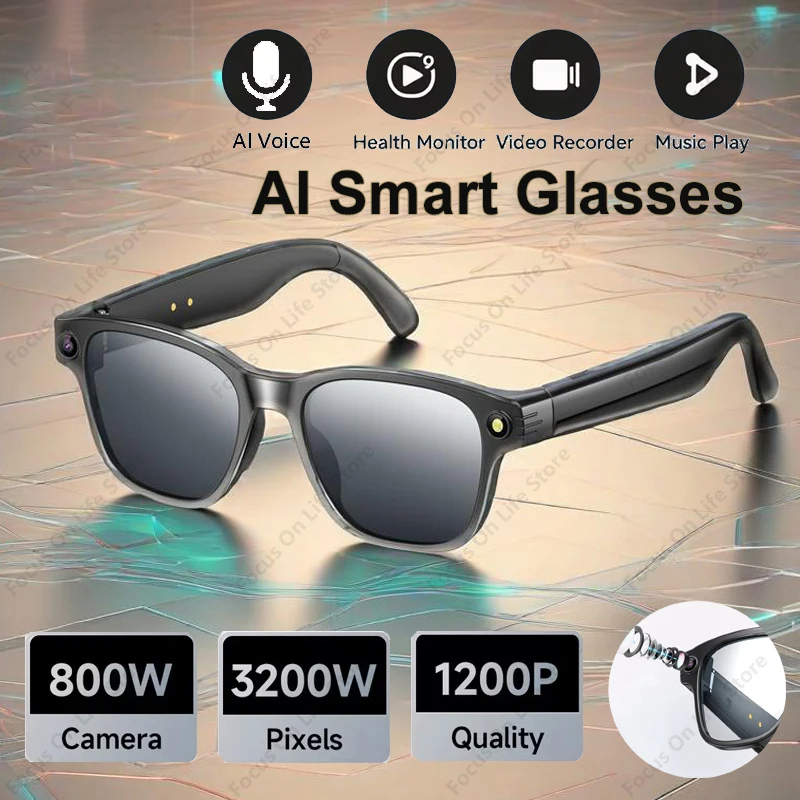 AI Smart Glasses 8 Million Cam - Audio Music To Video Ai Free recension och pris