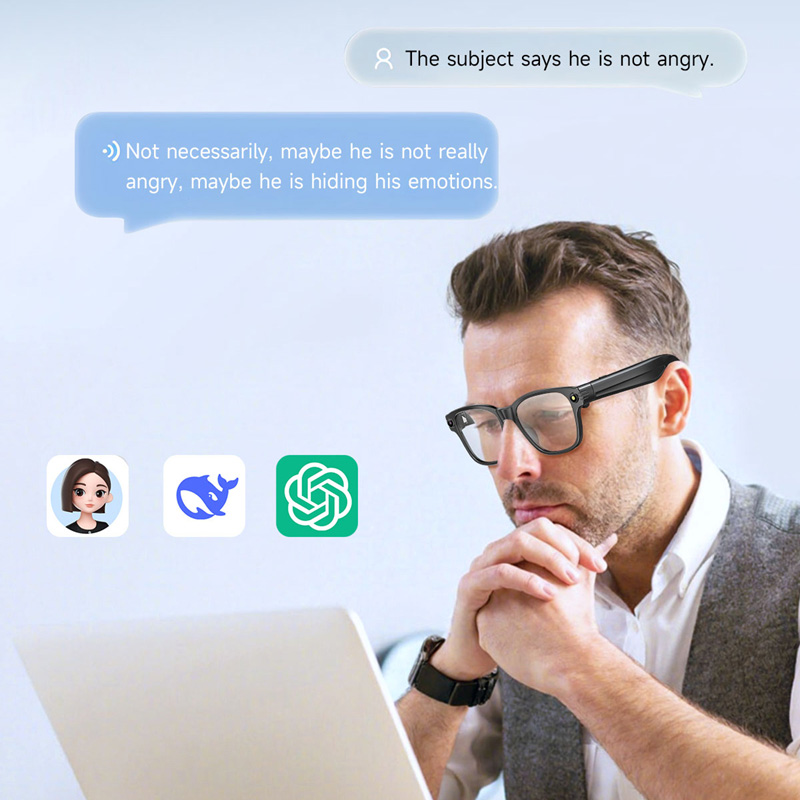 AI Smart Glasses 8 Million Cam - Audio Music To Video Ai Free recension och pris