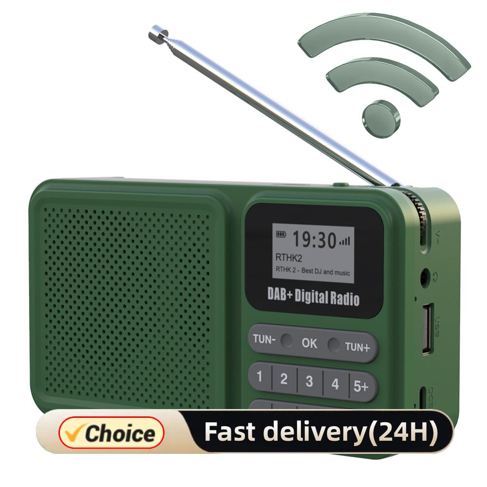 Portable DAB+ Radio with LCD D - Audio Music Play recension och pris