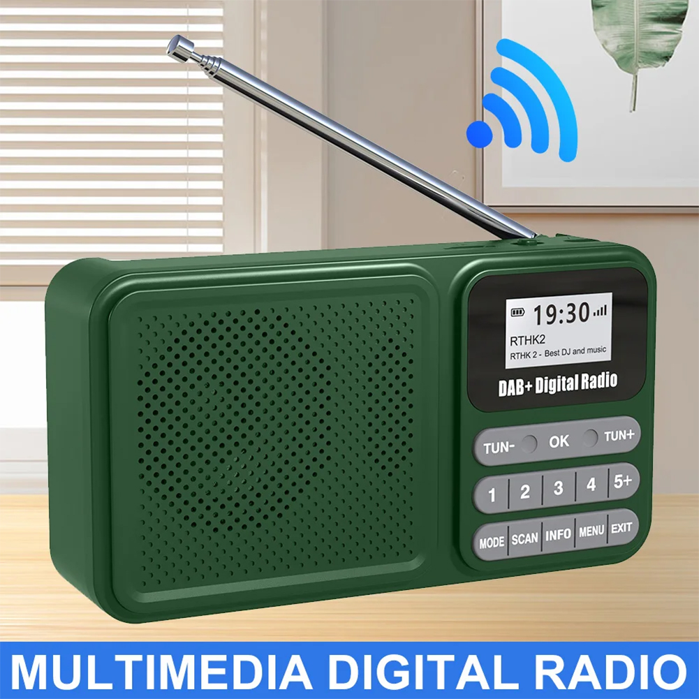Portable DAB+ Radio with LCD D - Audio Music Play recension och pris