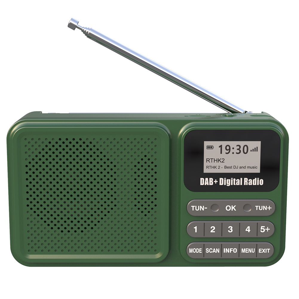 Portable DAB+ Radio with LCD D - Audio Music Play recension och pris