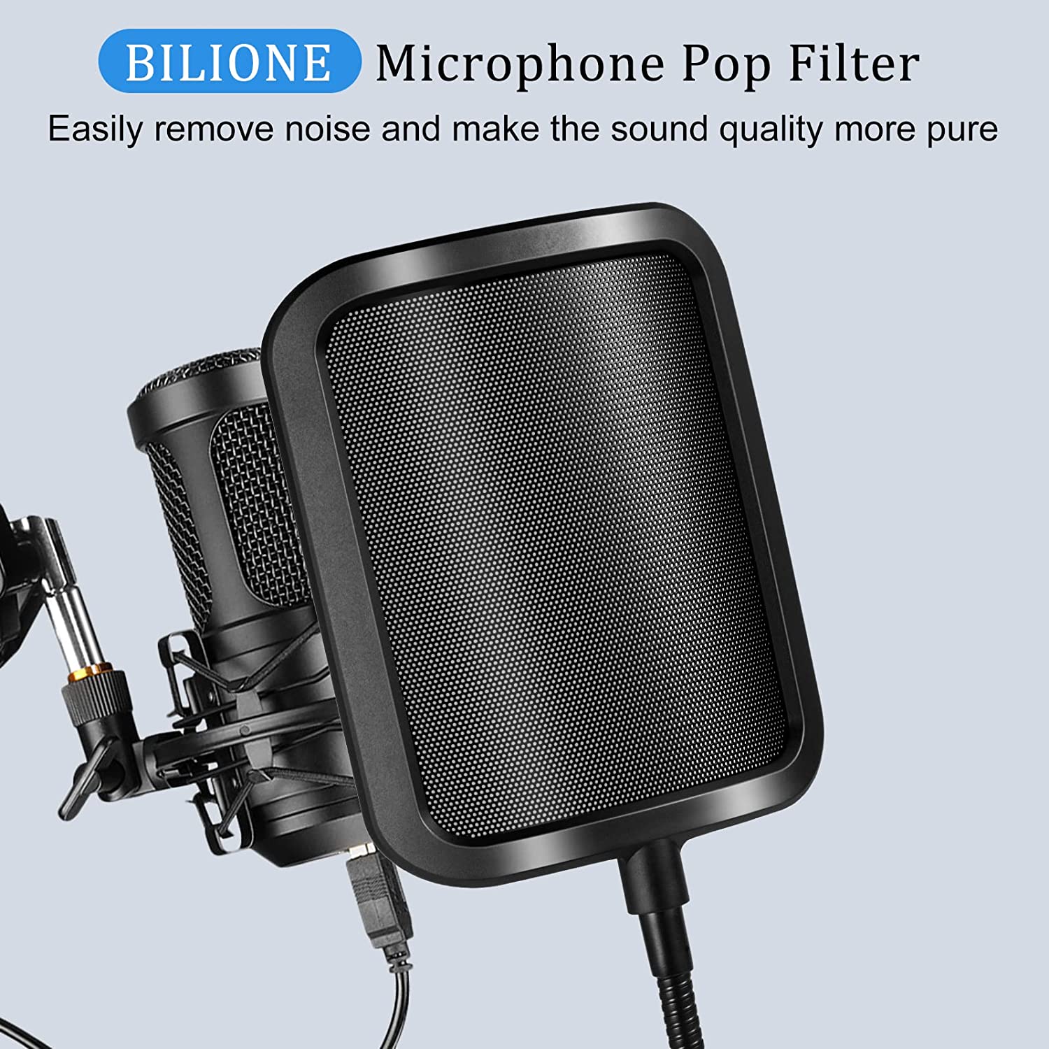 Metal Pop Filter Universal Mic - Recording Pop Filter recension och pris