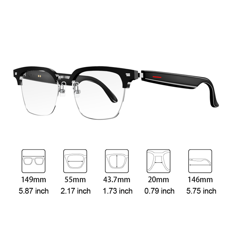 Smart Glasses for Outdoor Beac - Audio Music Technology recension och pris